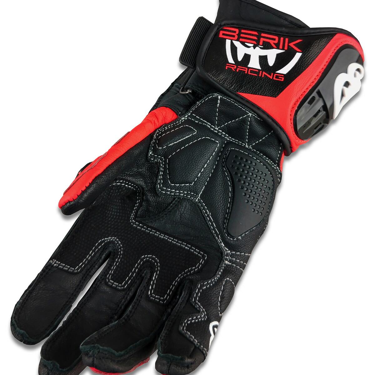 楽天市場】BERIK ベリック レーシンググローブ G-235104-BK RED/BLACK