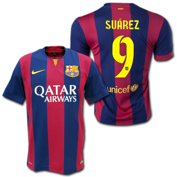 楽天市場】FCバルセロナ 14/15 ホーム #9 SUAREZ ルイス・スアレス