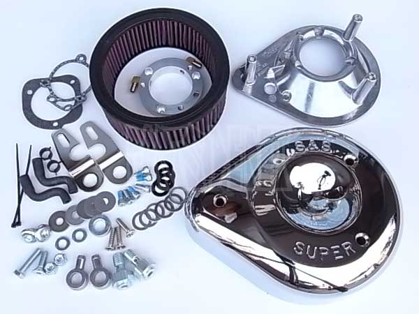 楽天市場】S☆H S&S ティアドロップ エアークリーナーキット 1991-2021