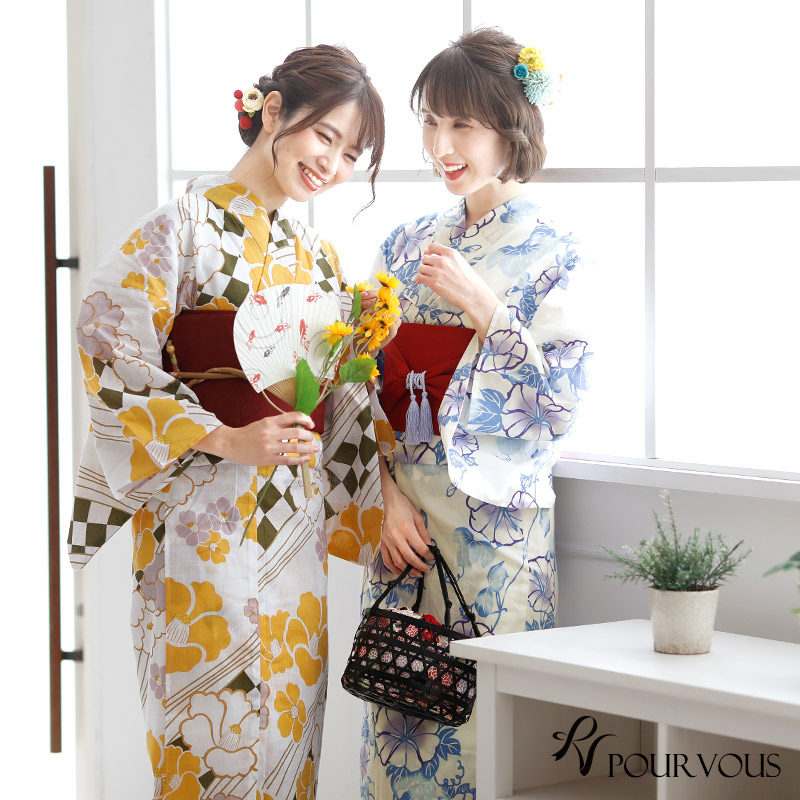 楽天市場】レトロモダン浴衣 ゆかた 大人 下駄 レディース 帯 浴衣
