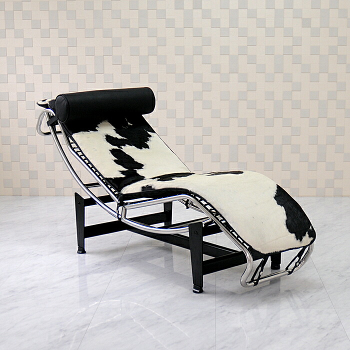 楽天市場】LC4シェーズロング ポニースキン仕様 色ブラック×ホワイト