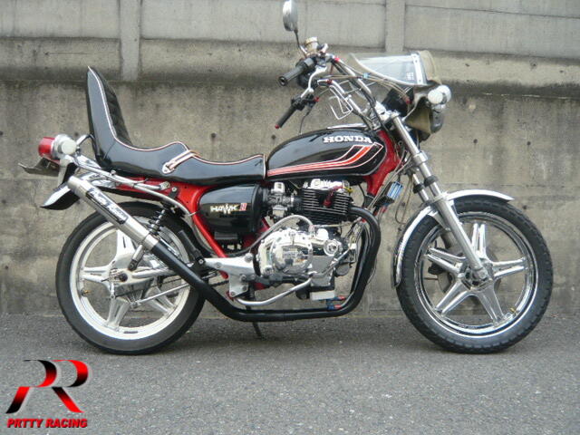 楽天市場】HONDA CB250T CB400T ホーク2 極 UPタイプ マフラー 50.8π