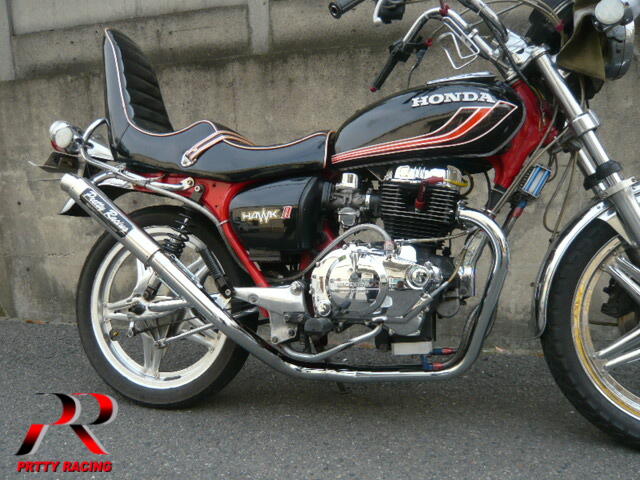 楽天市場】HONDA CB250T CB400T ホーク2 極 UPタイプ マフラー 50.8π