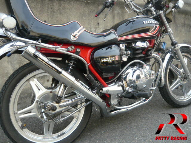 楽天市場】HONDA CB250T CB400T ホーク2 極 UPタイプ マフラー 50.8π