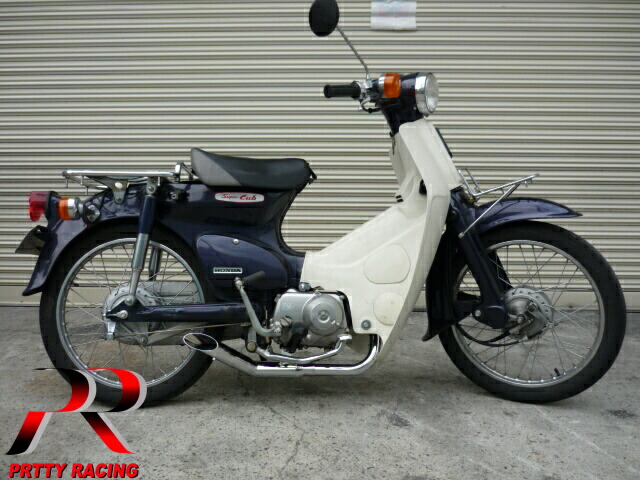 楽天市場】HONDA スーパーカブ PRETTYヤンチャ管 メッキ マフラー