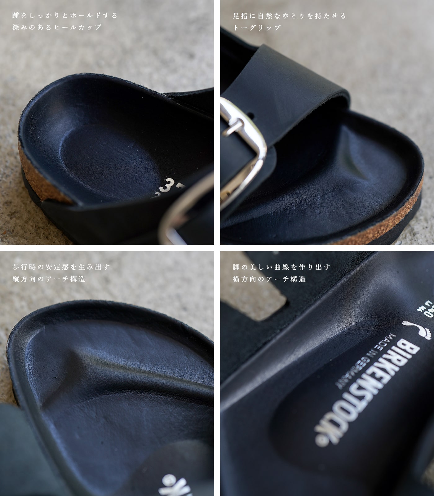 楽天市場】ビルケンシュトック ビルケン サンダル レディース 黒