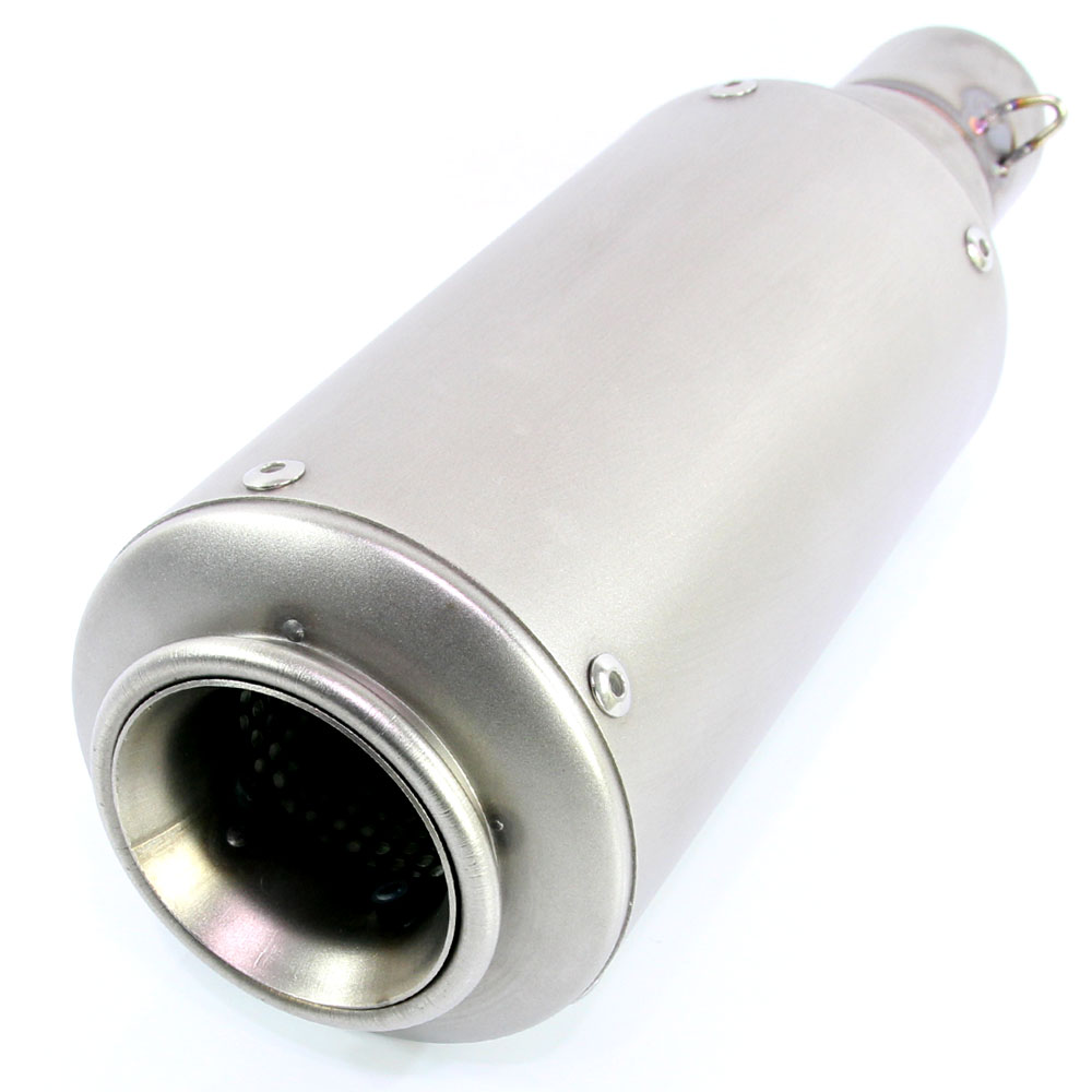 楽天市場】汎用 GPショートサイレンサー φ50.8 缶型 チタンカラー 焼き