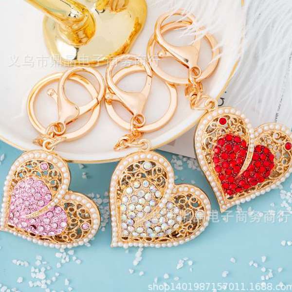 楽天市場】バックチャーム ハート バッグチャーム デコ キーホルダー