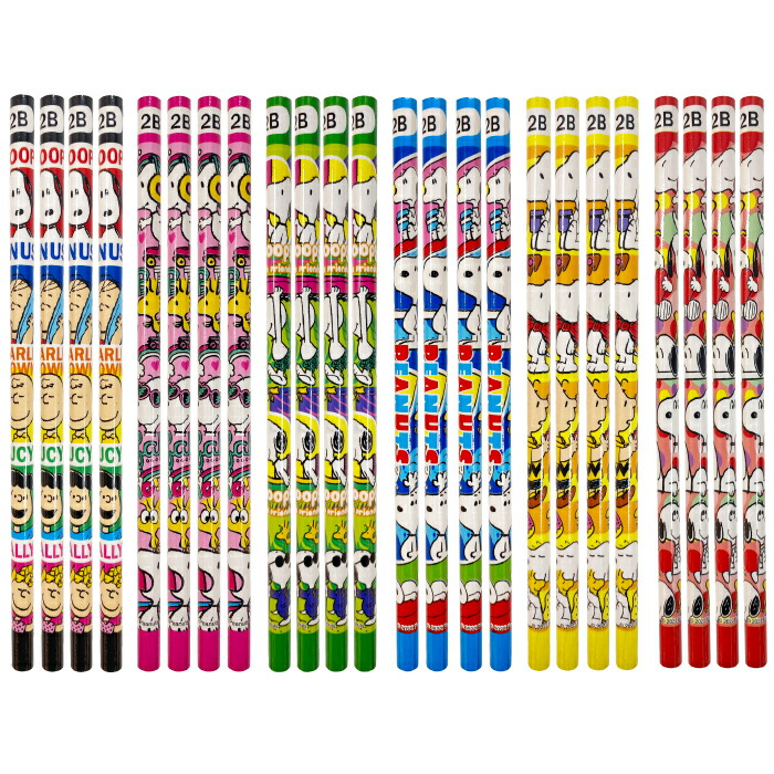 楽天市場】【スヌーピーカラフル4P鉛筆】鉛筆セット 文具セット 2B 4