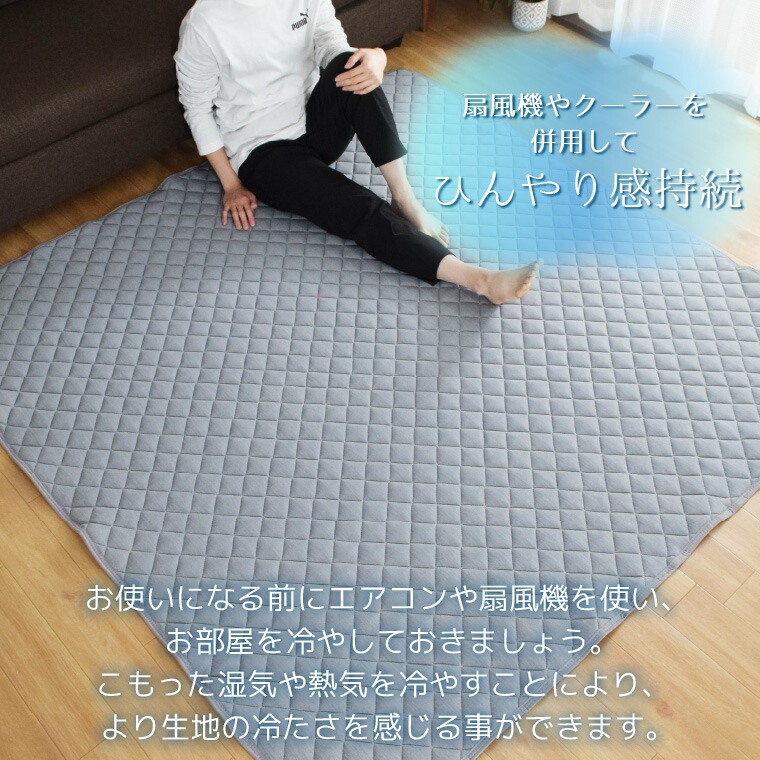 楽天市場】ラグ 洗える 冷感ラグ Q-MAX 0.4 約85×180cm 1畳 夏用
