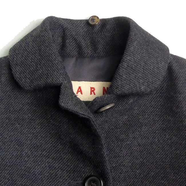 楽天市場】MARNI マルニ キッズ 子供服 ボア付き ウールコート