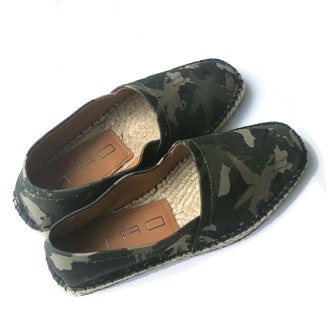 楽天市場】ETRO エトロ エスパドリーユ カモフラ×ペガソ 41サイズ 新品