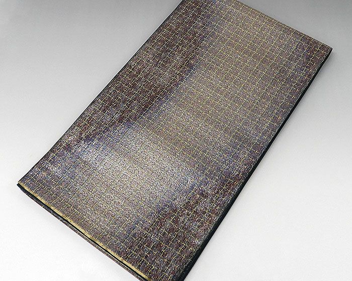 楽天市場】【ポイント10倍】袋帯 正絹 染色作家 草野一騎作 格子花模様