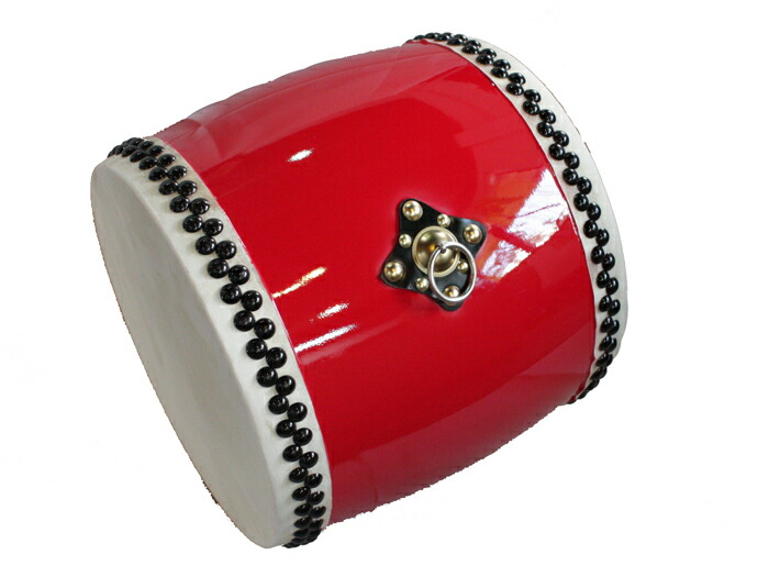 楽天市場】エイサー用 大太鼓(中) 水牛皮 直径36c×高さ37cm バチ2本