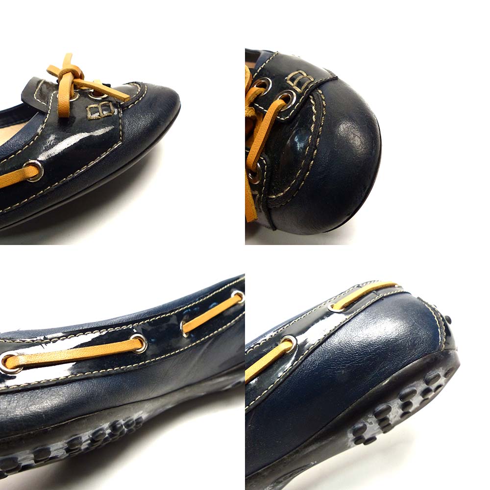 楽天市場】イタリア製 TOD'S / トッズ エナメル×レザー フラット
