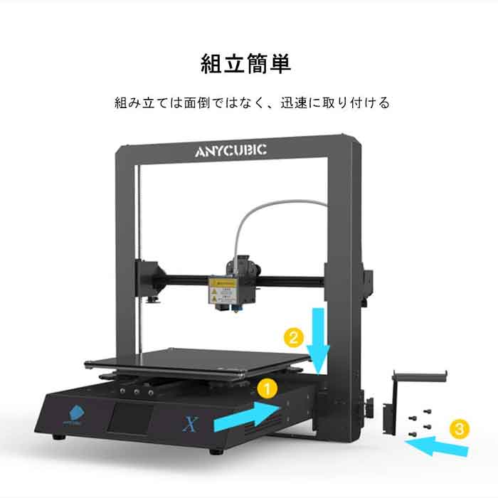 楽天市場】Anycubic MEGA X フルメタルフレーム3Dプリンター【正規