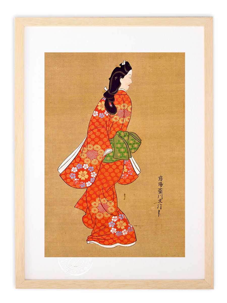 楽天市場】【スーパーSALE半額】版画 絵画 名画 日本画 見返り美人図