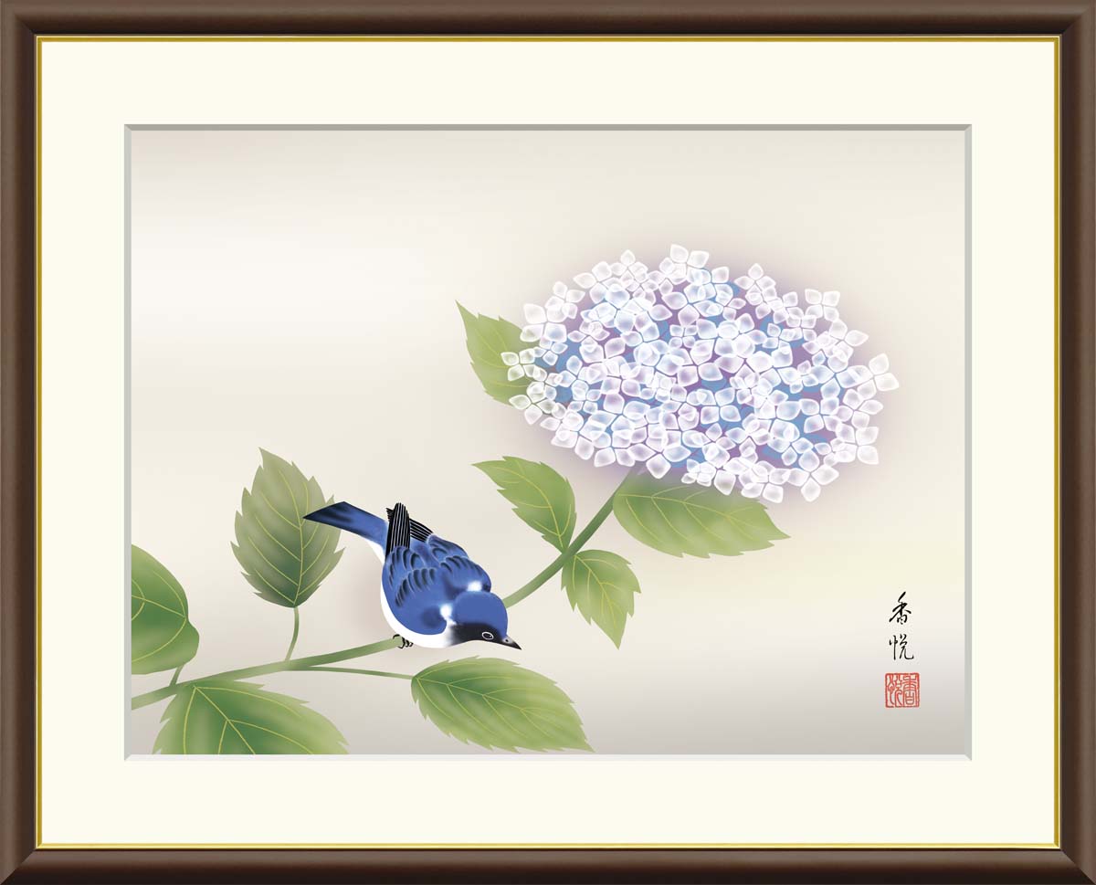 楽天市場】【スーパーSALE10％OFF】10年保証 名画 油絵 紫陽花 西尾香