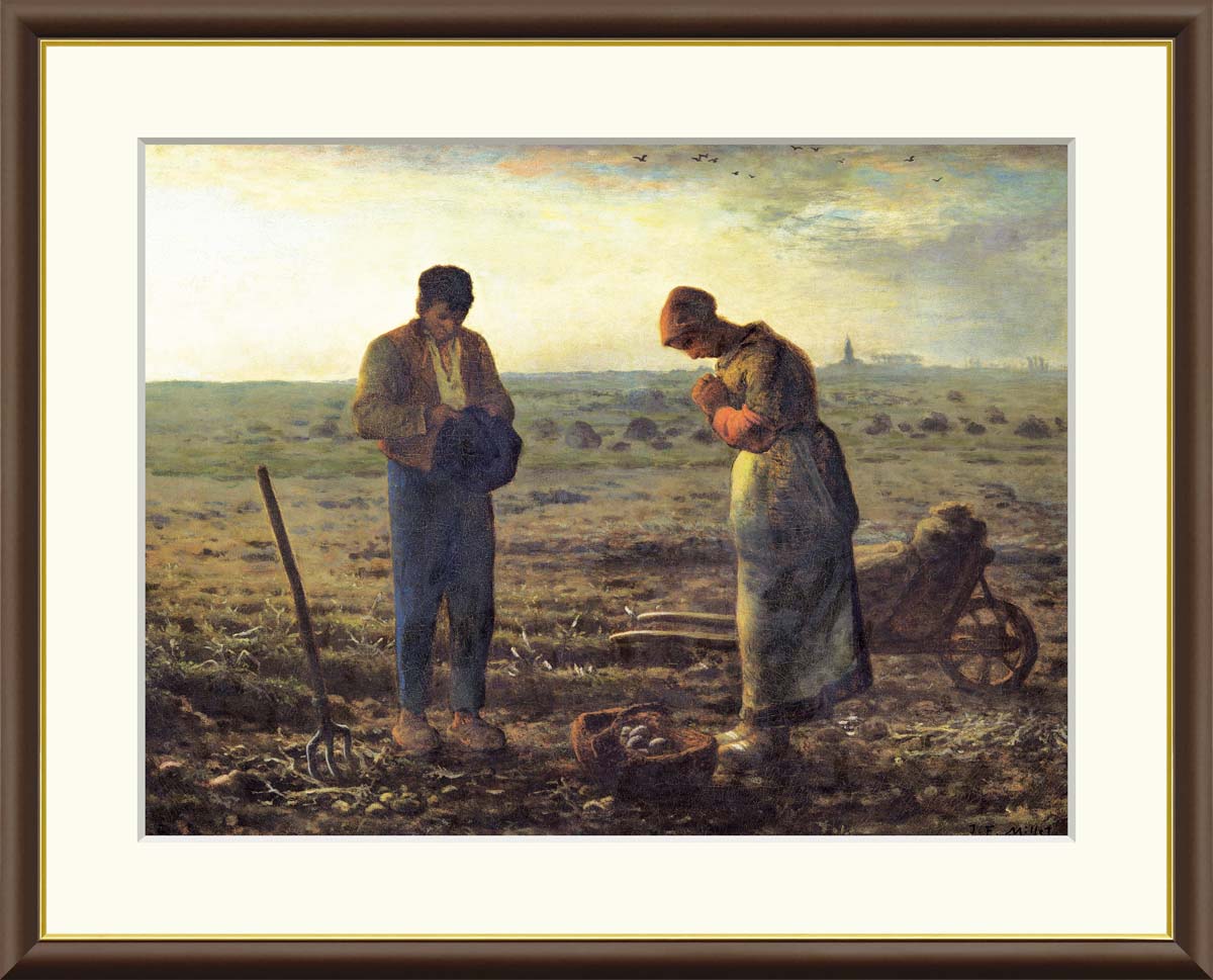 楽天市場】【スーパーSALE10％OFF】10年保証 名画 油絵 晩鐘 ジャン