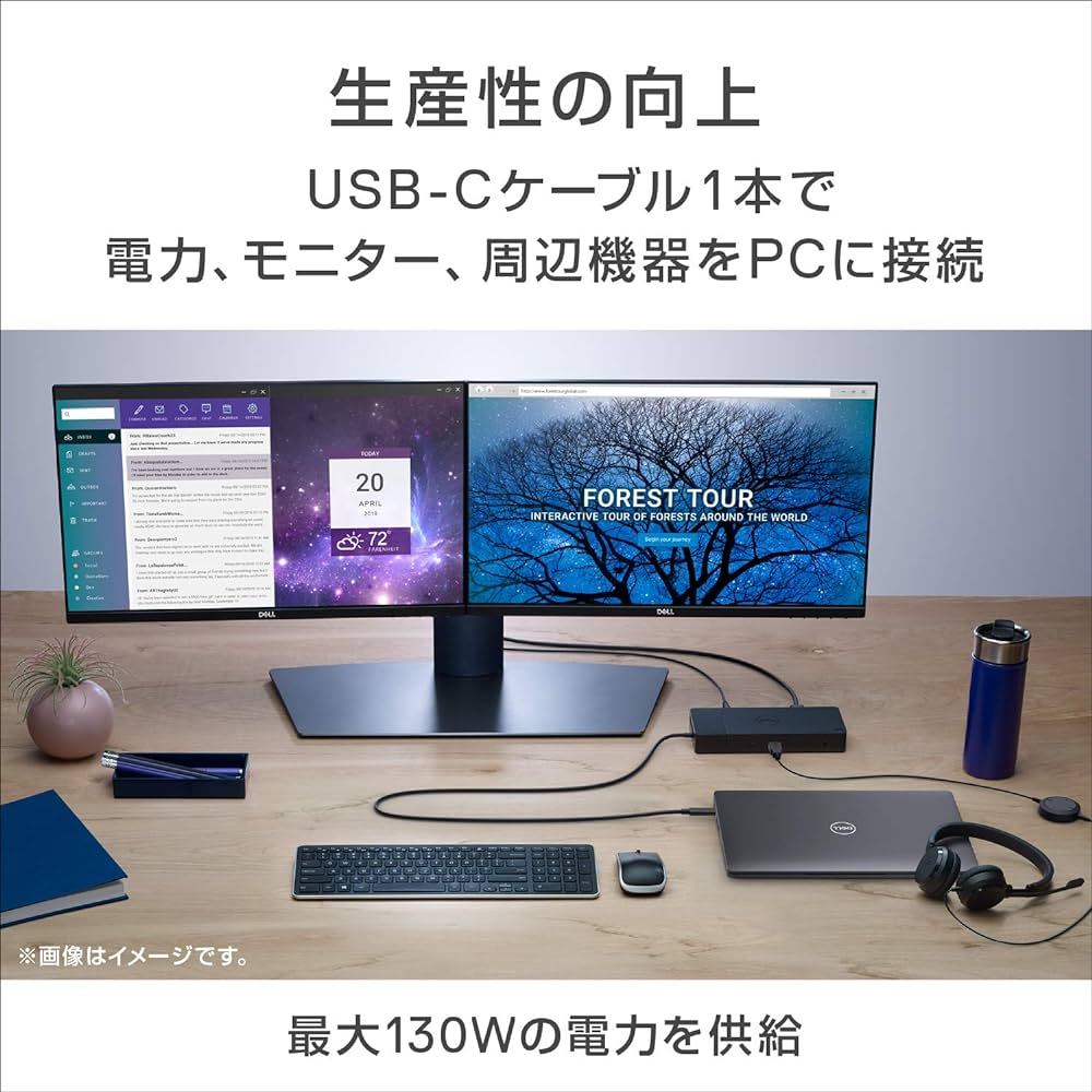 楽天市場】中古 Dell Dock WD19 K20A001 ドッキングステーション 130W