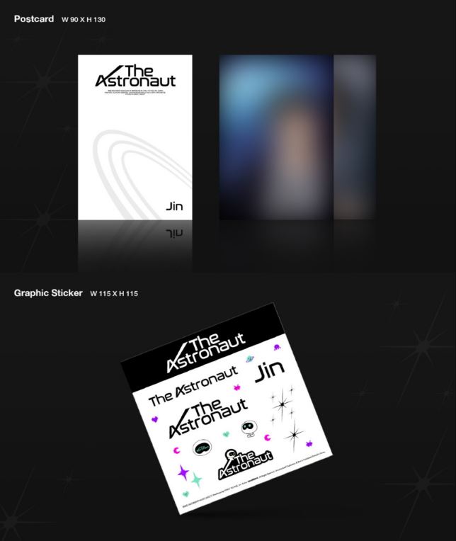 楽天市場】☆配送無料☆即時発送☆2種セット☆BTS JIN [The Astronaut