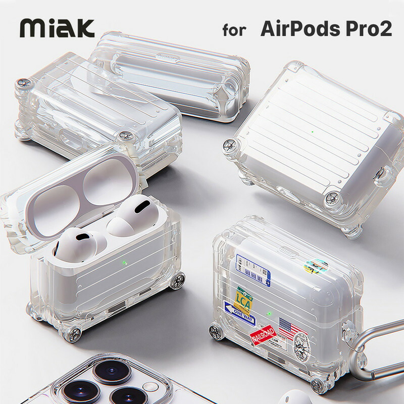 楽天市場】AirPods pro ケース airpods pro2 ケース LED表示対応