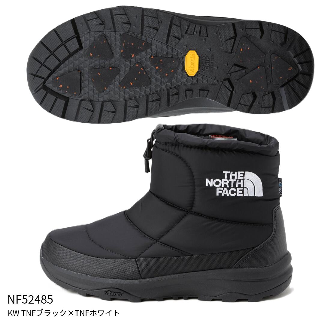 5回着用The North Face ヌプシ ショートブーツ ブラック 24㎝ THE