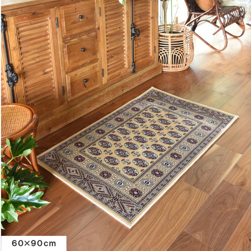 楽天市場】【ベルギー製】ペルシャ絨毯 モケット織 伝統柄 レーヨン100