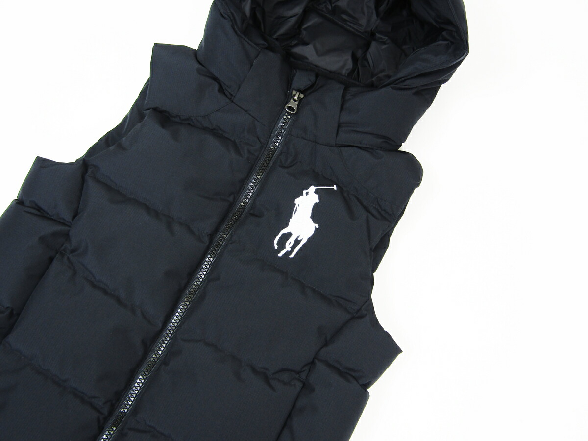 楽天市場】ポロ ラルフローレン 子供用のダウンベスト パーカー ビッグ