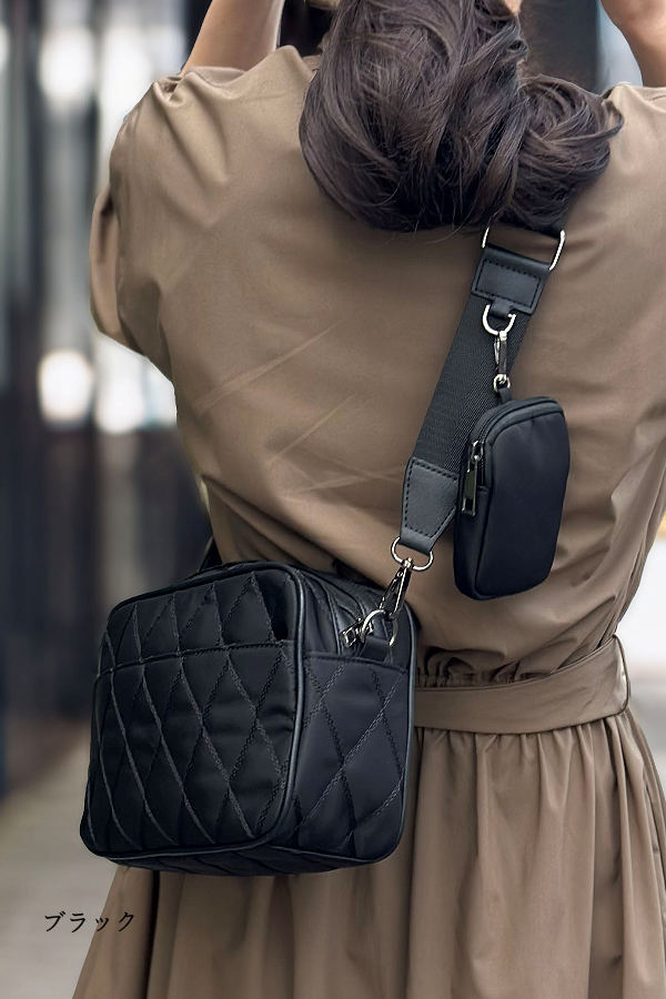 楽天市場】【動画あり】ナイロン ショルダーバッグ レディース