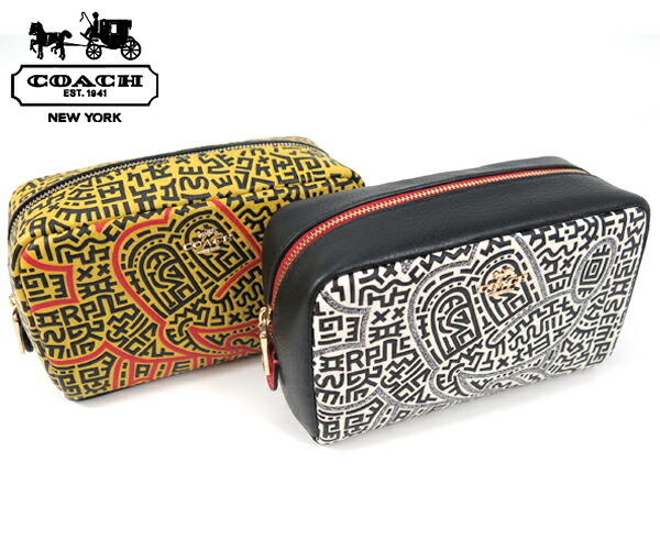 楽天市場】☆コーチ(COACH) MICKEY x KEITH HARING スモールボクシー