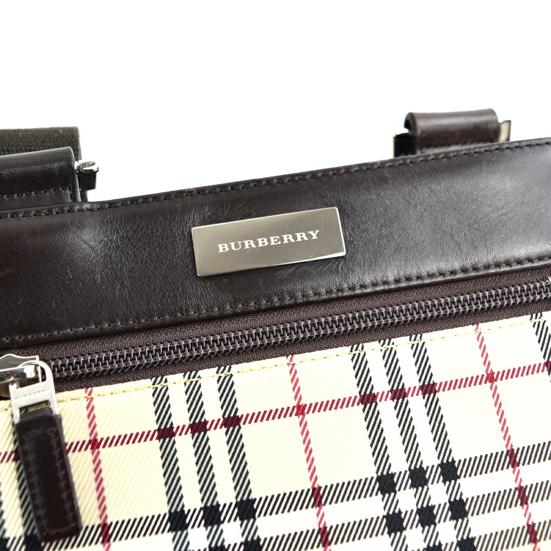 楽天市場】バーバリー ショルダーバッグ ノバチェック ベージュ ダーク