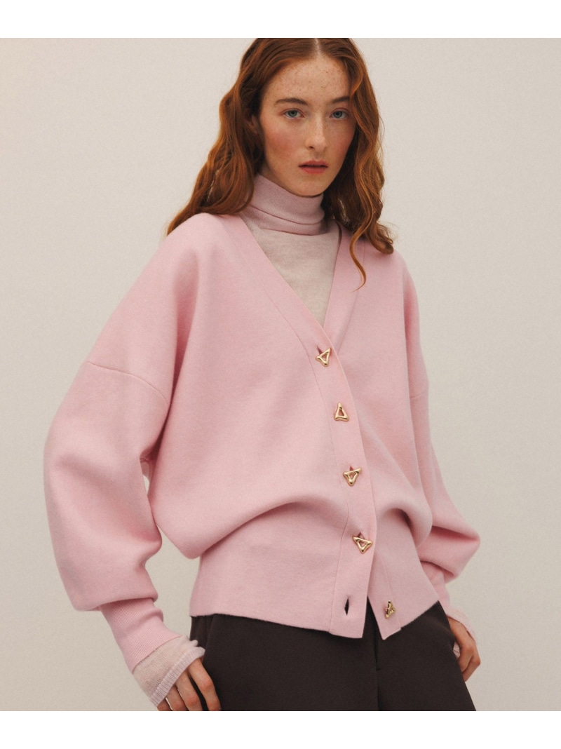 楽天市場】【SALE／30%OFF】トライアングルボタンミドルカーディガン