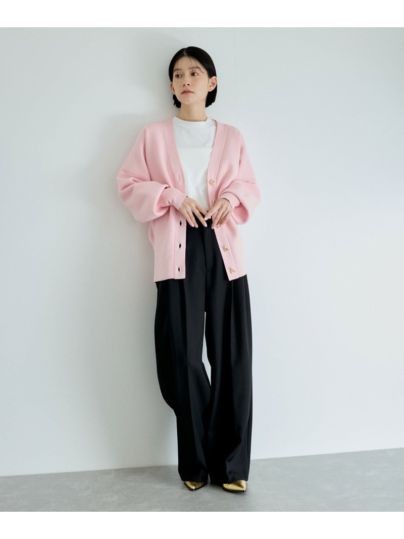 楽天市場】【SALE／30%OFF】トライアングルボタンミドルカーディガン