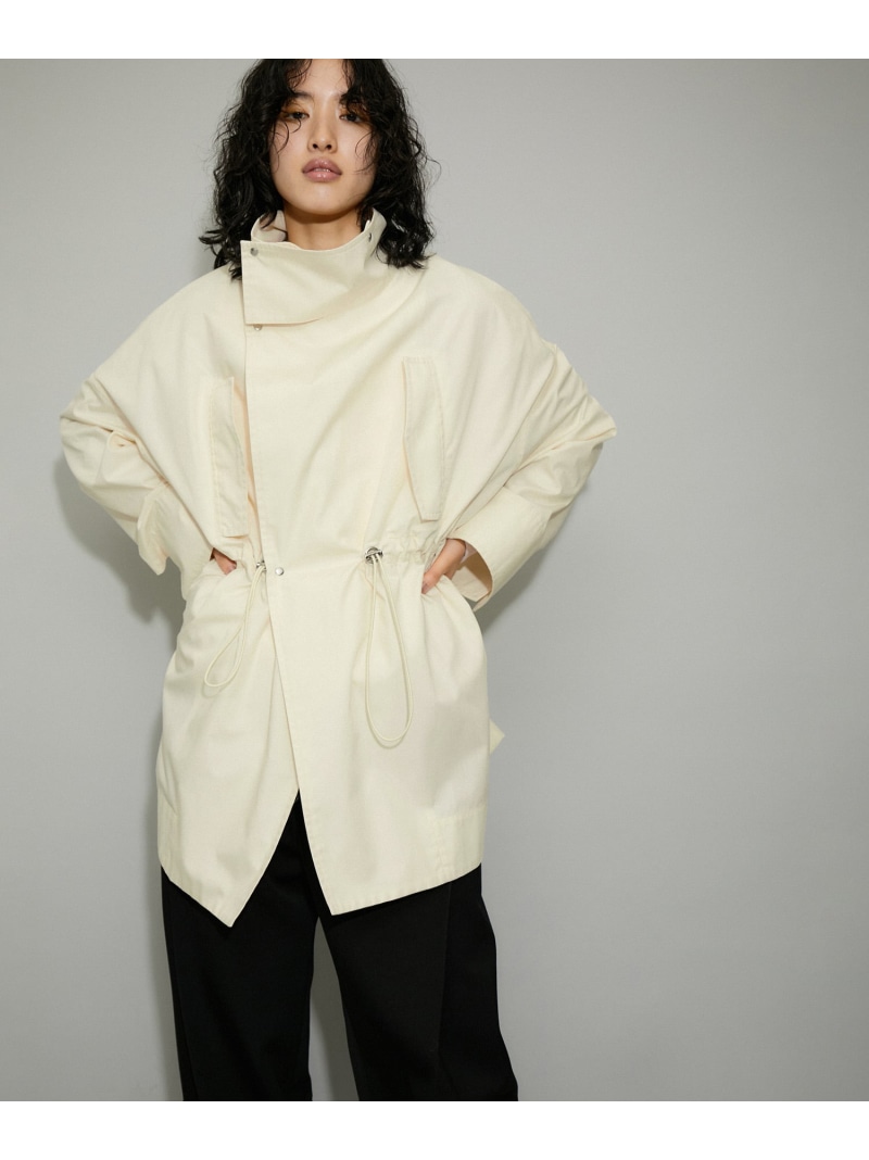 楽天市場】【WEB限定・環境配慮】スタンドカラーハーフモッズコート