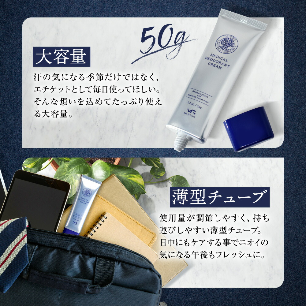 楽天市場】薬用 デオドラントクリーム Dr.GINO 医薬部外品 男性 メンズ