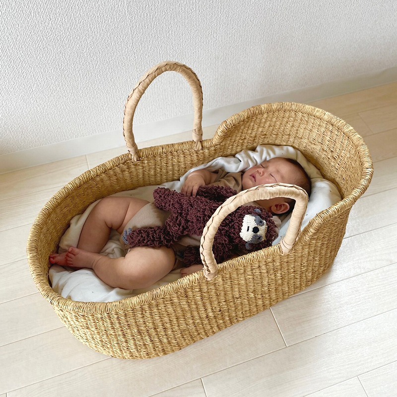 楽天市場】ボルガクーファンナチュラル 【かご ベビーコット ベビー