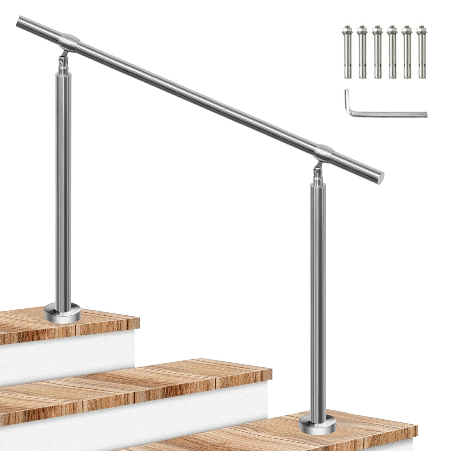 楽天市場】手すり 屋外 階段 ステンレス手摺 玄関diy ステンレス鋼