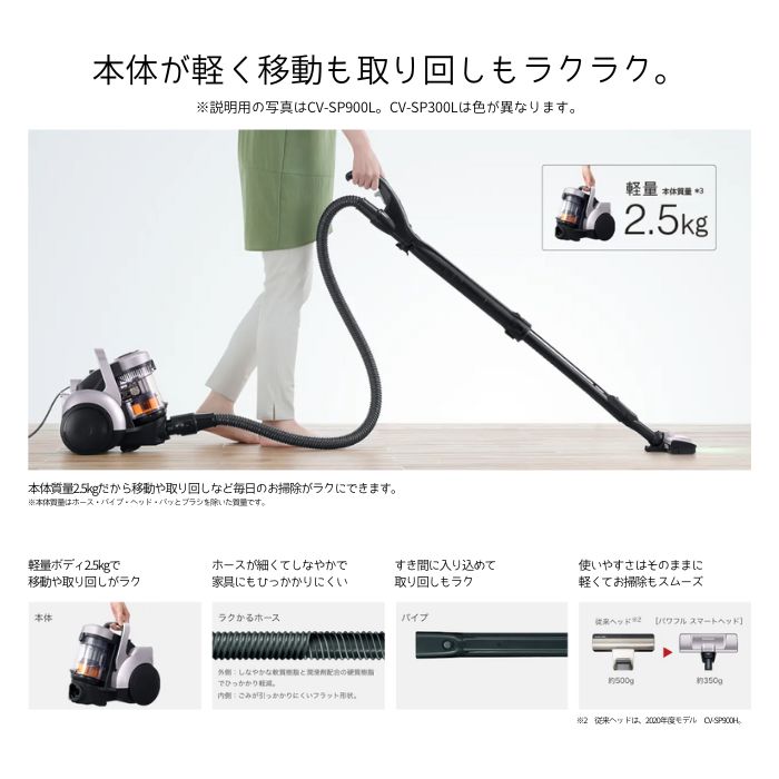 楽天市場】日立 掃除機 CV-SV90K-W パワかるサイクロン サイクロン式