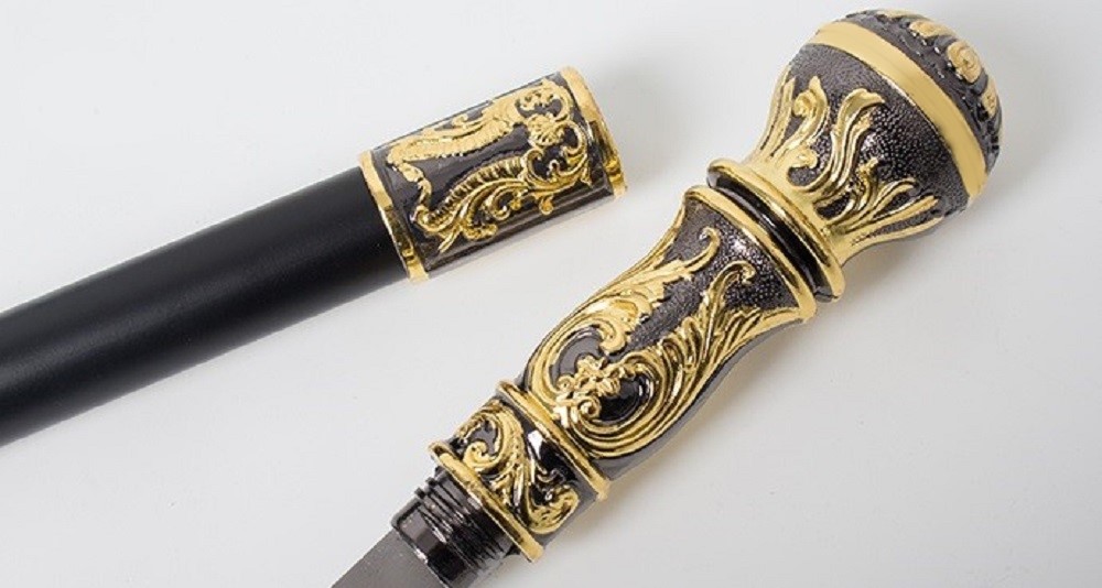 楽天市場】【楽天1位5冠達成】杖 黒金 花 彫刻 球体 真鍮杖 つえ