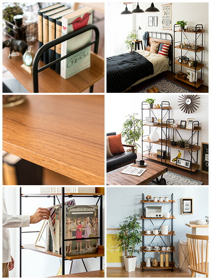 楽天市場】【3/1限定！全品5％OFFクーポン配布中】 シェルフ 木製