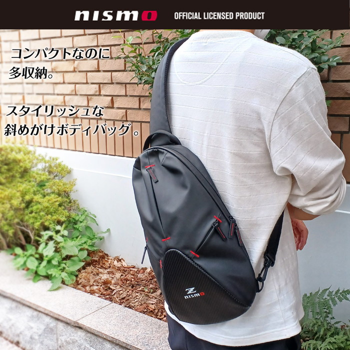 楽天市場】斜め掛けバッグ NISMO Z ボディバッグ 撥水 大容量 収納