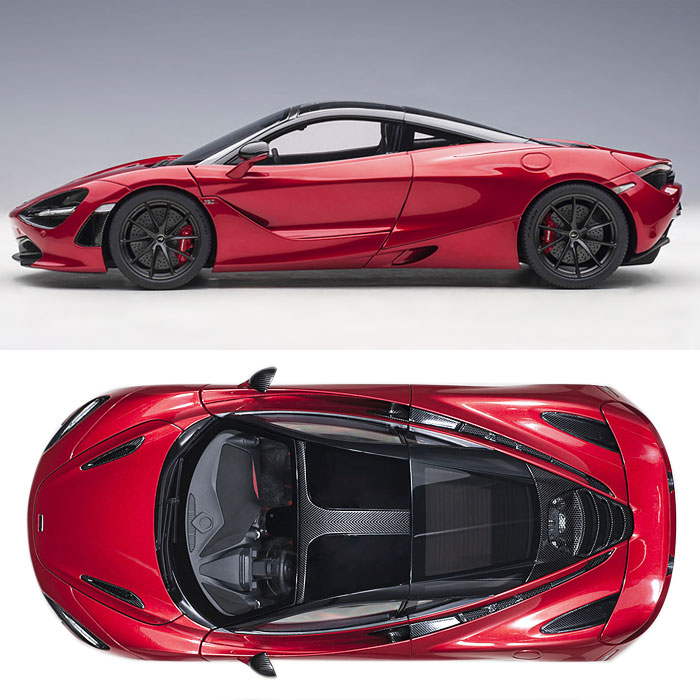楽天市場】ミニカー 1/18 マクラーレン 720S メタリック レッド オート