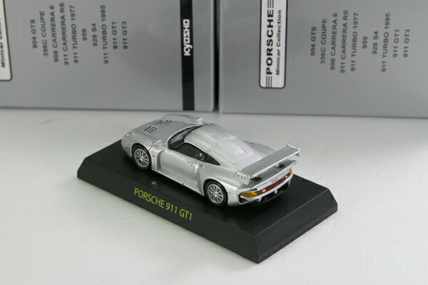 楽天市場】＜中古品＞京商 1/64 ポルシェ 911 GT1 シルバー ポルシェ1