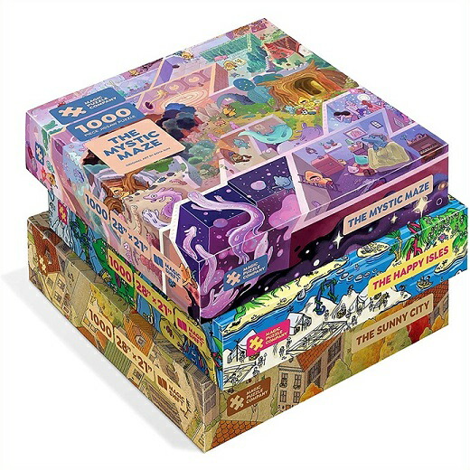 楽天市場】マジックパズル 3パックセット シリーズ1 Magic Puzzles 3