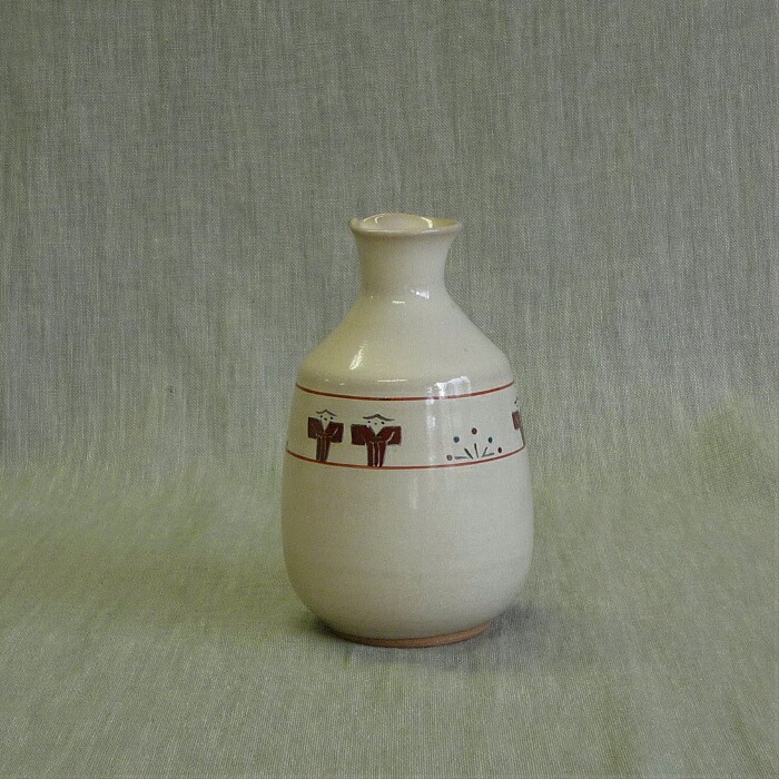楽天市場】赤膚焼 奈良絵酒器揃 昭山窯 白 奈良絵 徳利 ぐい呑 窯作
