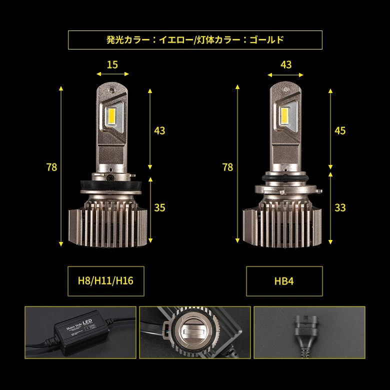 楽天市場】高品質 爆光 イエロー フォグ Zハイパワーシャインゴールド