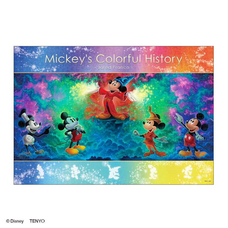 楽天市場】ジグソーパズル Mickey's Colorful History（ミッキー