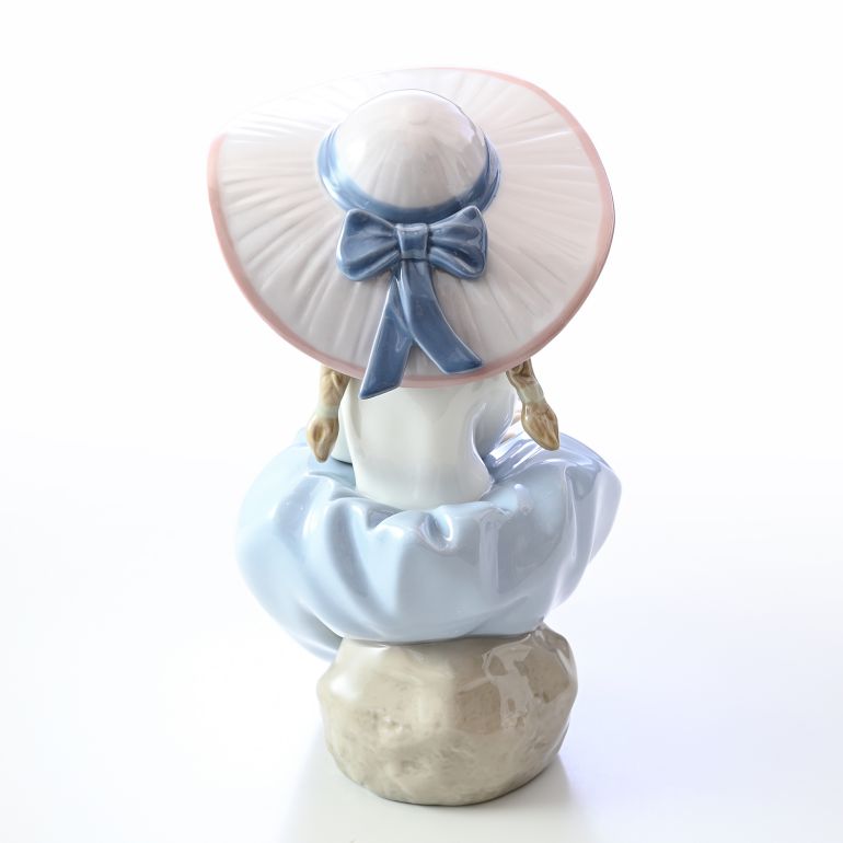 楽天市場】リヤドロ 花の香りにつつまれて フィギュア 人形 女性