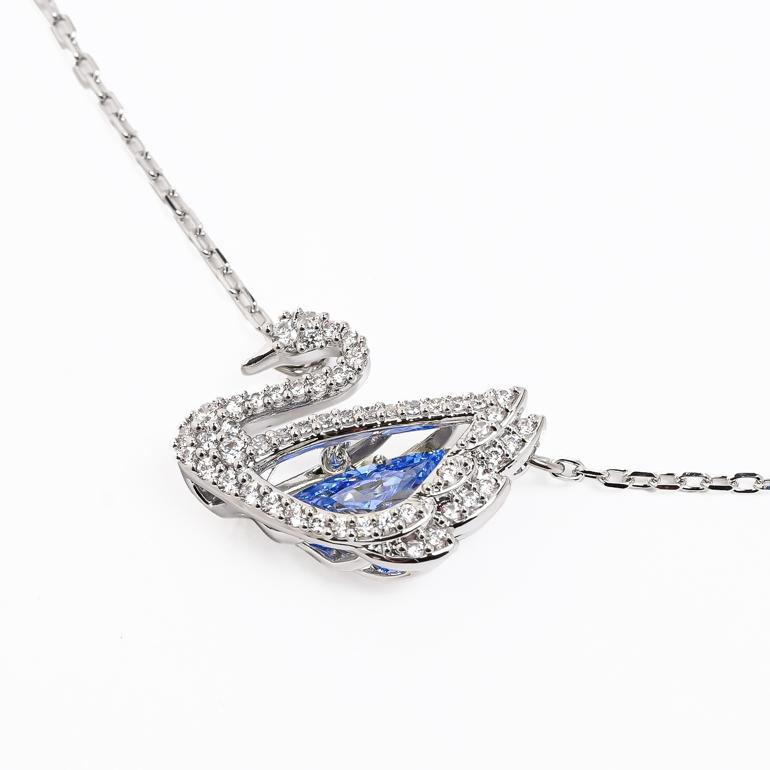 楽天市場】スワロフスキー ネックレス レディース ダンシング スワン